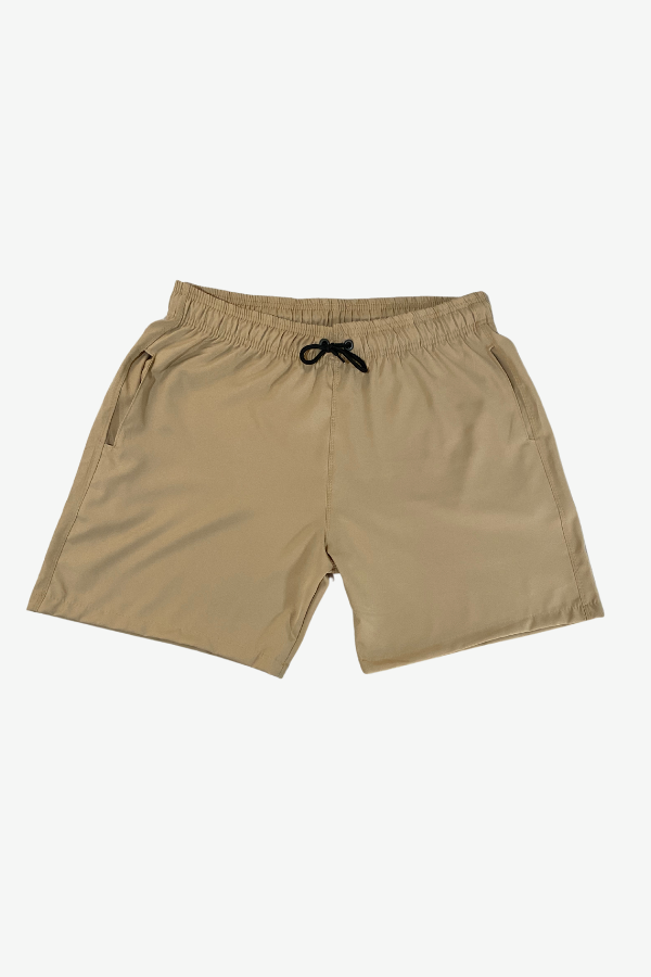 Bermudas Elastic · Bege