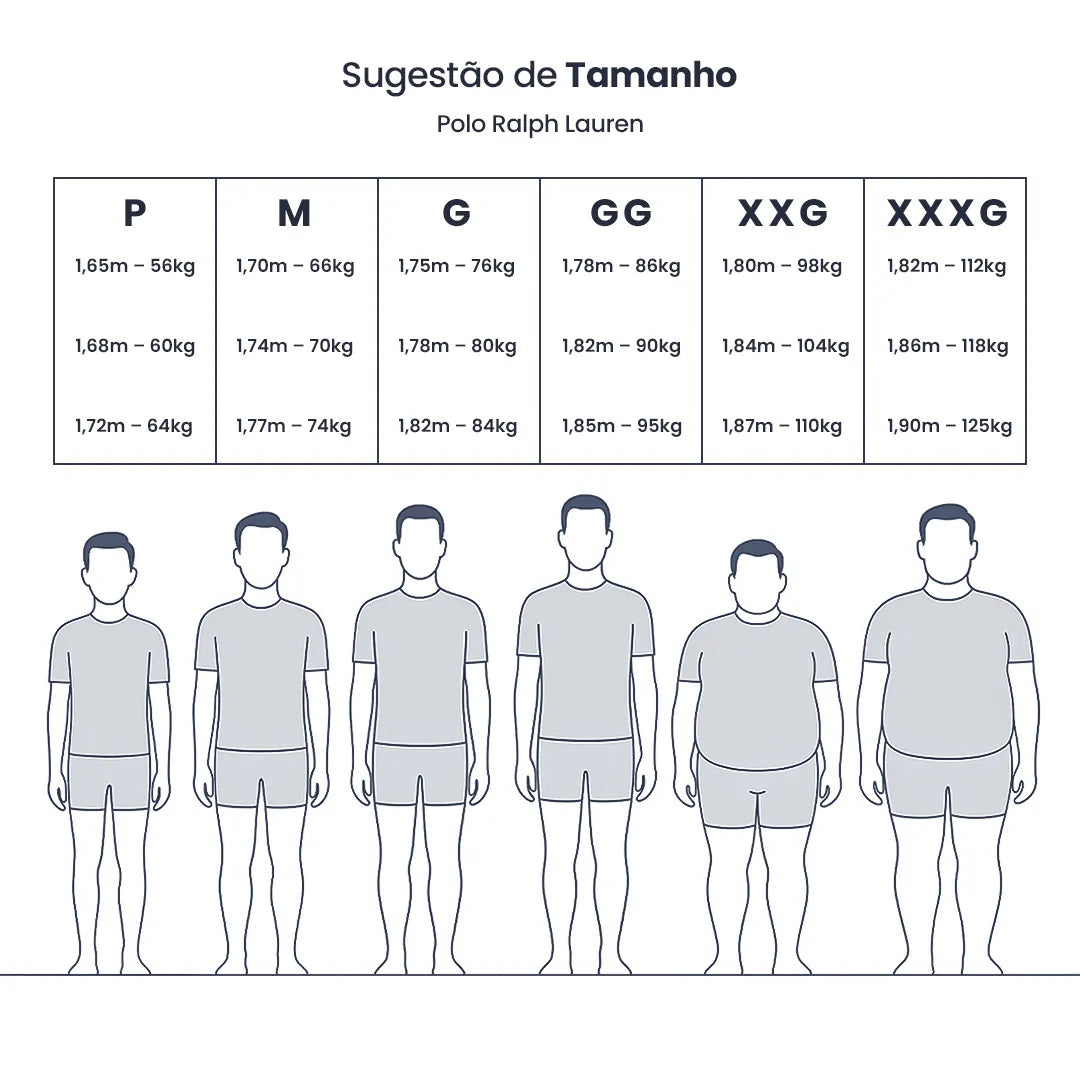 LEVE 3 Polo R&L Masculina - Promoção Pré- Black Friday