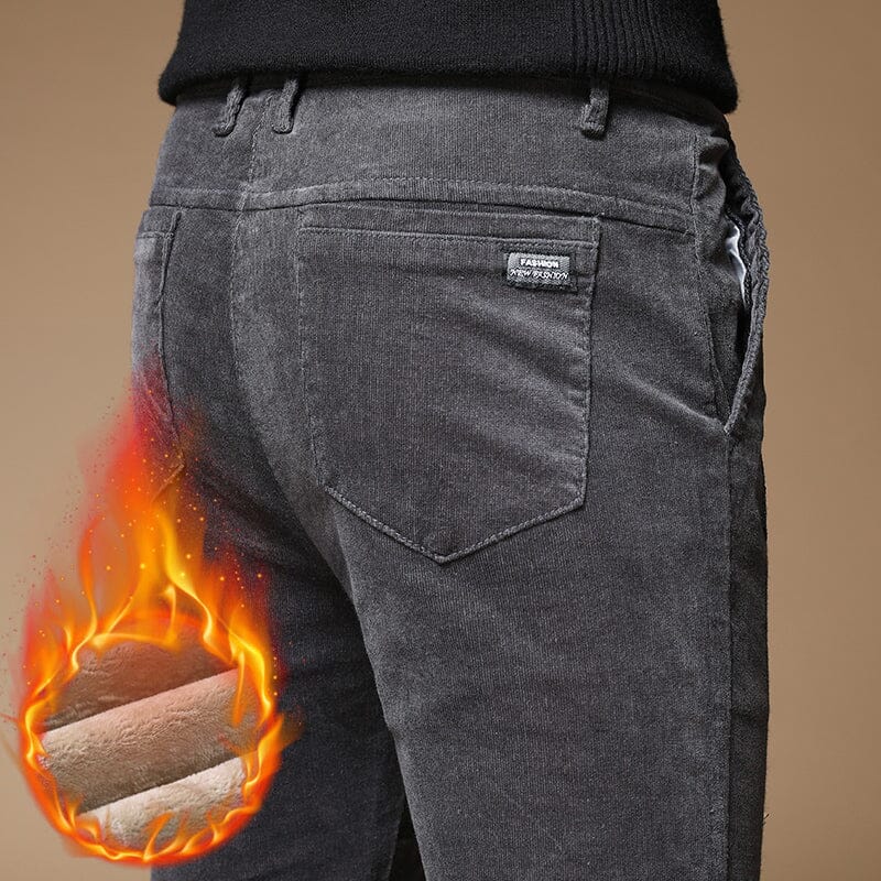 Calça Masculina Térmica de Veludo e Lã - Conforto e Estilo no Inverno