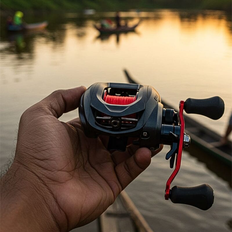 Carretilha Abu Garcia Black MAX3 Anti-Cabeleira + Óculos SHIMANO de BRINDE