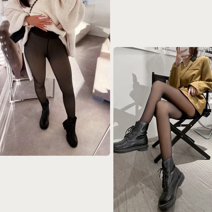 Meia-Calça de Lã Translúcida - Pague 1 e Leve 2