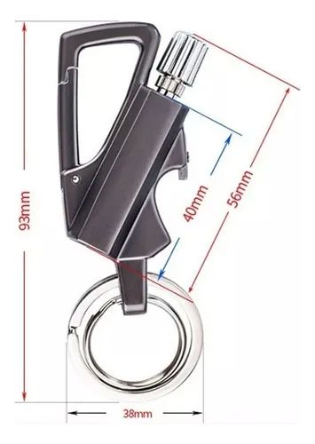 (PAGUE 1 E LEVE 2) Chaveiro-Isqueiro Tactical Pro