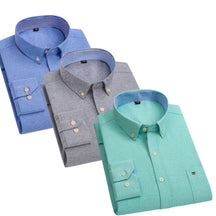 Kit Camisa Oxford Masculina de Manga Comprida [Pague 1 Leve 3]
