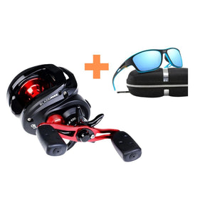 Carretel de Fundição ABU + Brinde: Óculos de Pesca Polarizado