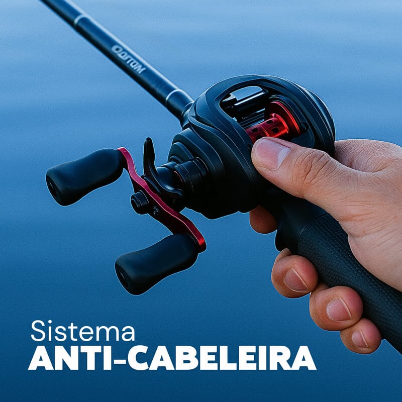 Carretilha Abu Garcia Black MAX3 Anti-Cabeleira + Óculos SHIMANO de BRINDE