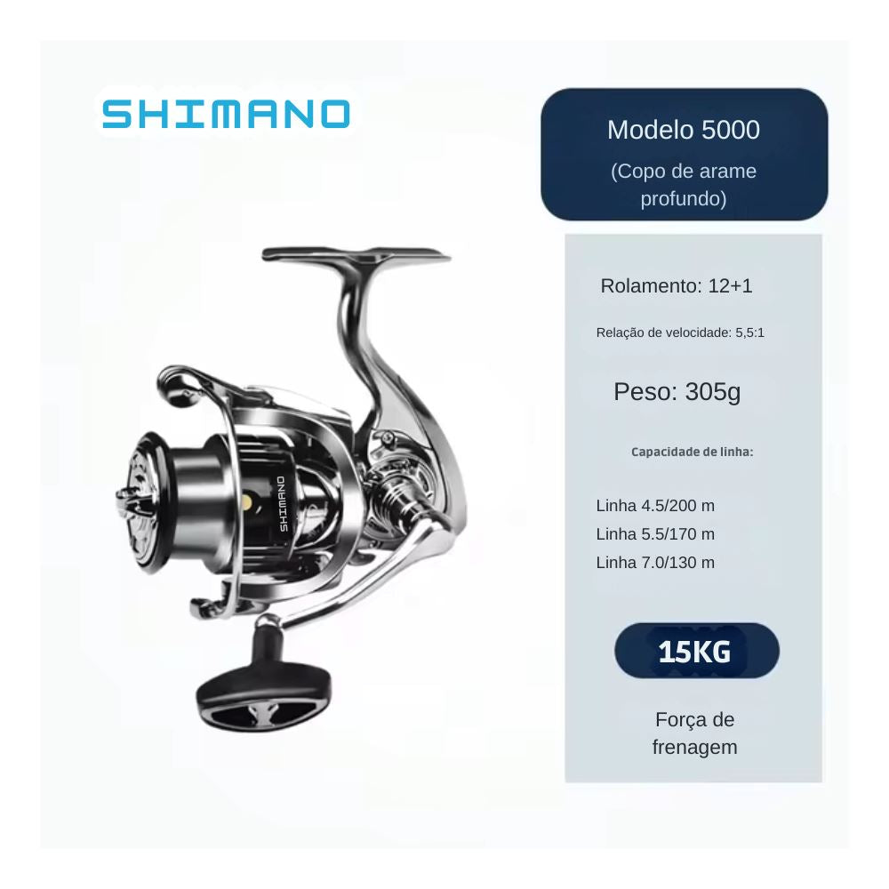 Carretilha Shimano Stella SW Roda Giratória em Metal + Brinde: Boné Shimano