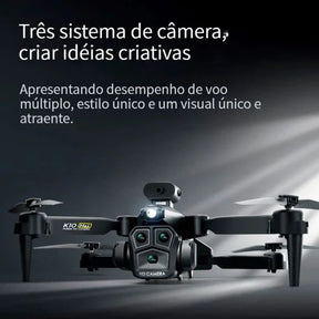Drone Profissional com Câmera 8K UltraHD Gps Wifi e Desvio Automático - K10 Max