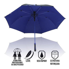 Guarda-Chuva Vanguard 142cm – Super Reforçado e Gigante