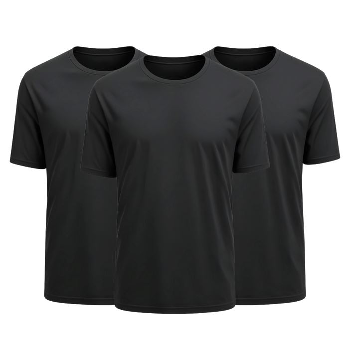 Kit 3 Camisetas Tecnológicas Modal One - Toque Gelado & Anti Odor