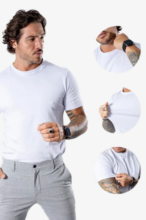 Kit de 3 Camisetas FlexFit Cotton Premium