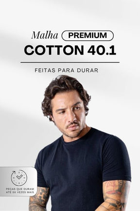 Kit de 3 Camisetas FlexFit Cotton Premium