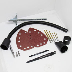 PowerMax Pro Kit 10 em 1  - Parafusadeira Furadeira Lixadeira Serra Martelete Elétrico Espatulas