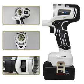 PowerMax Pro Kit 10 em 1  - Parafusadeira Furadeira Lixadeira Serra Martelete Elétrico Espatulas