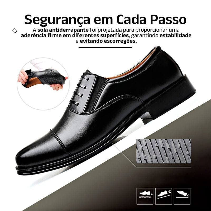 Sapato Social Gentleman’s de Couro Legítimo