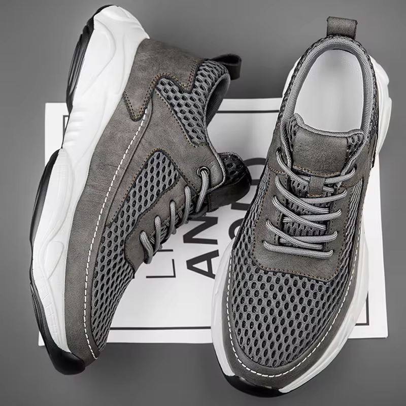 Tênis Respirável Masculino Eleva Altura – Conforto Ortopédico